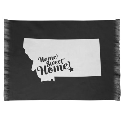 Tapis noir « home billings »