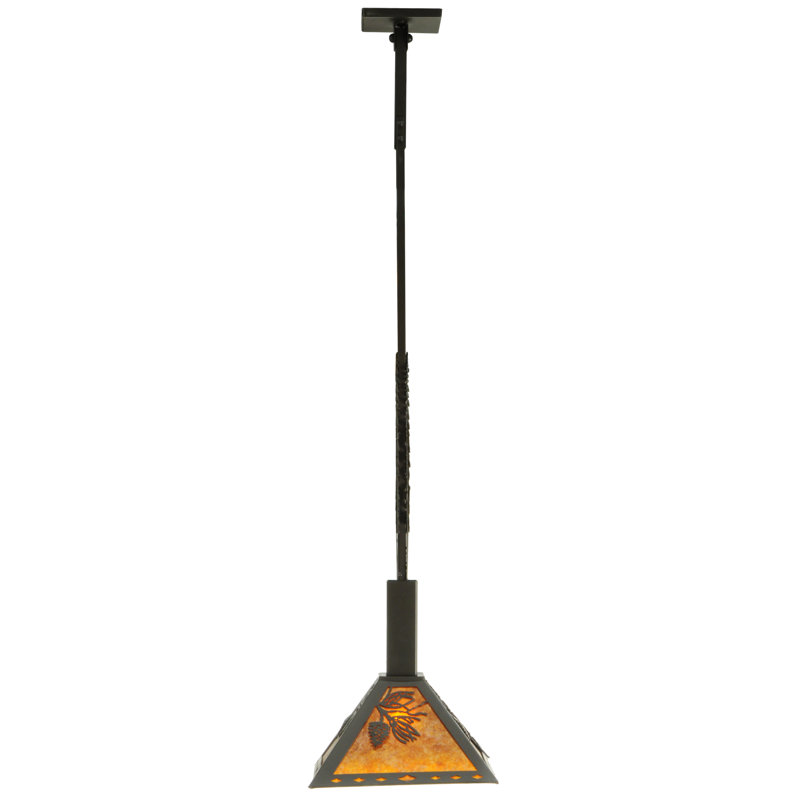 Rustic Lodge 1 - Light Pendant, 49" H x 17" W x 17" D