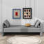 Lit de jour moderne rembourré avec coussins-238461488