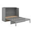 Lit escamotable double avec tiroirs-1015218456