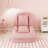 Upholstered Foldable Lazy Sofa Bed (Pink)-645626825