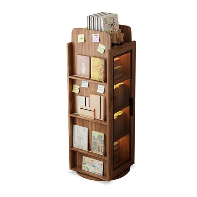 Nut-brown Solid  Wood Display Cases