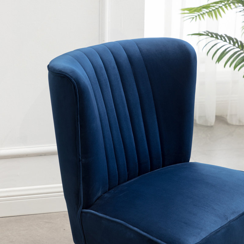 Fauteuil d'appoint Elon, Bleu