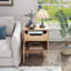 Table de chevet en bois naturel