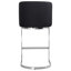 Tabouret de bar et de comptoir moderne à dossier bas de 26 po avec structure en métal -678341493-710901360