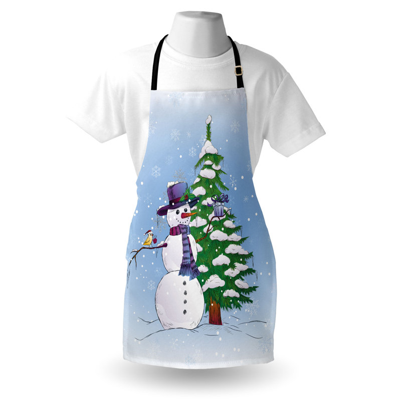 Christmas No Pattern Bib Apron