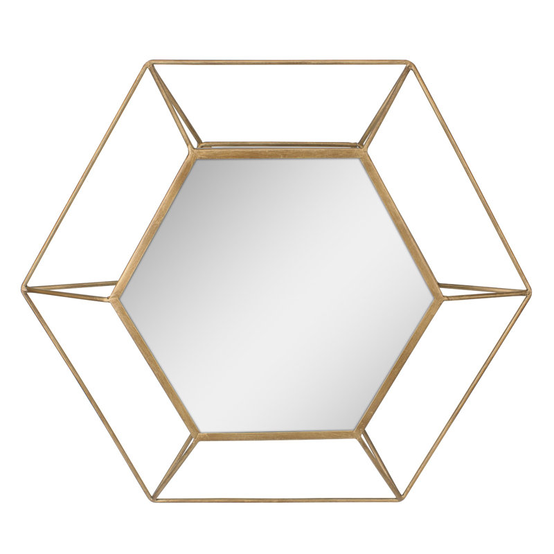 Glasser Metal Flat Wall Mirror