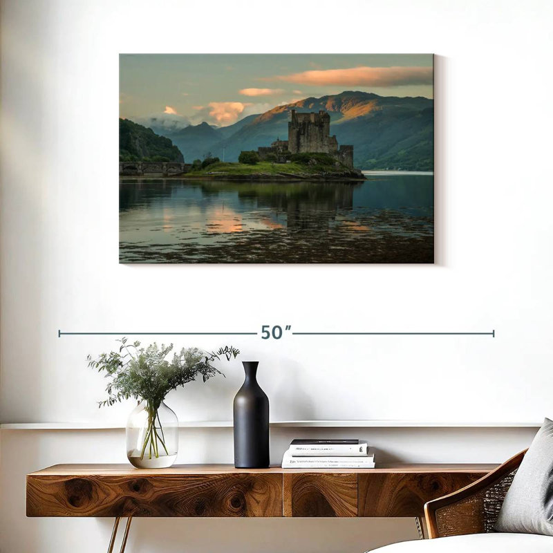 Eilean Donan Castle West, H 24 po x l 36 po