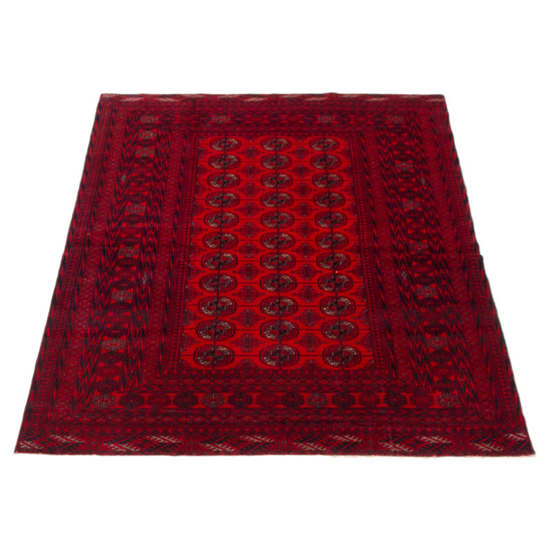 Teimani Red Rug 4'1" x 5'8"
