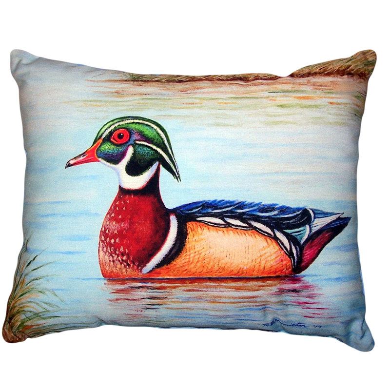  Coussin extérieur mâle en bois Duck II No Cord