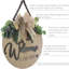 12 in. x 12 in. 3D Round Welcome Sign by Wooden Wall Art Farmhouse Welcome