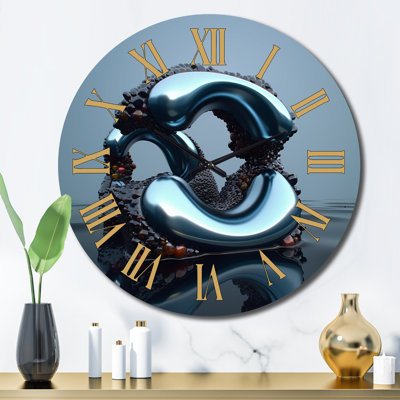 Metal Wall Clock