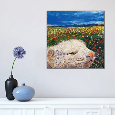 Ferret Dreams 1 Piece Wrapped Canvas Wall Art