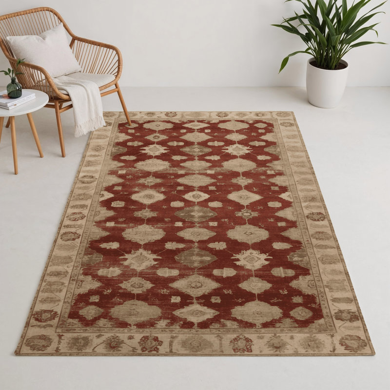 Overdyed Brown Indoor and Outdoor Area Rug, Rectangle 9' x 12'