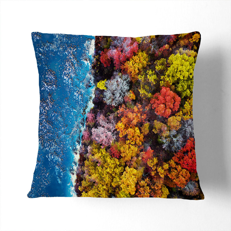 Square Throw Cushion, 40cm H x 40cm W x 15cm D