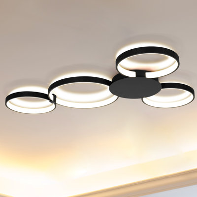 Plafonnier encastré 4 lumières Capella