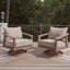 Fauteuil pivotant avec coussin Francis Beach