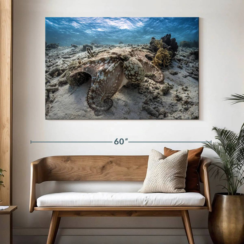 Brampt Stealthy Octopus, 34" H x 51" W