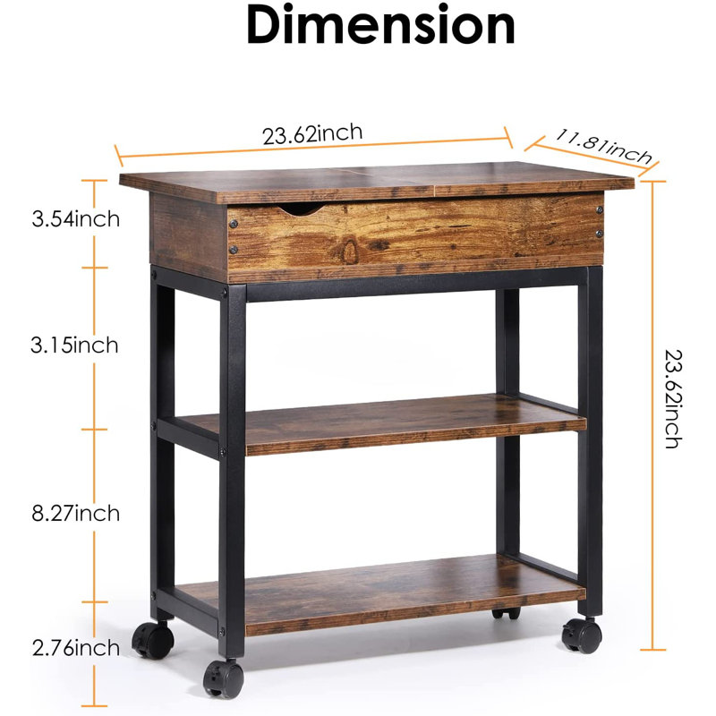 End Table and Built-In Outlets
