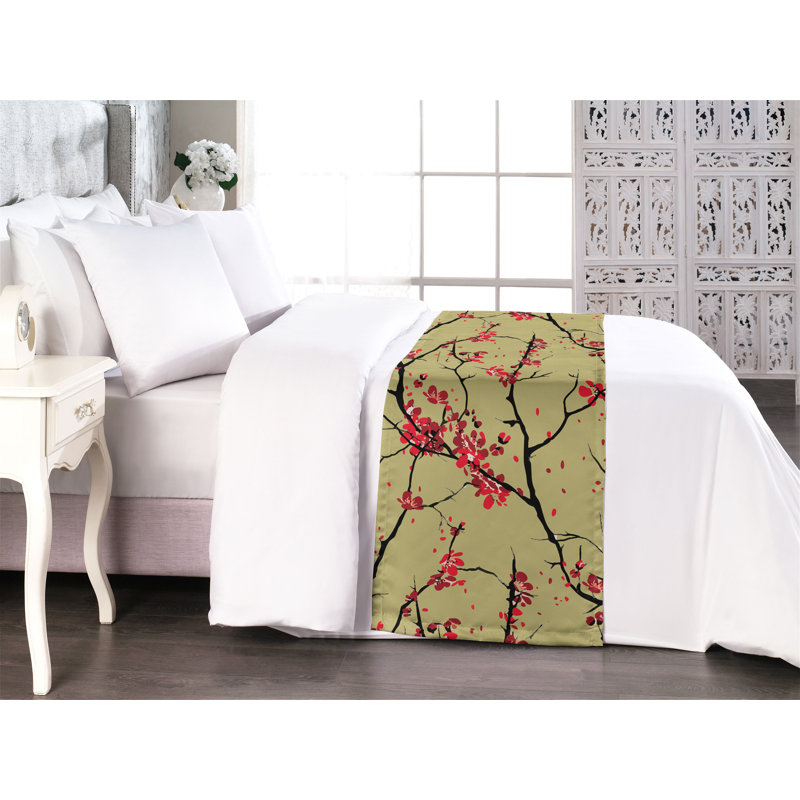Tapis de lit Ambesonne Asian Spring Spring