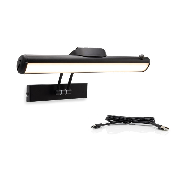 LED Wall Mount Picture Light, Matte Black