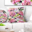 Watercolor Pink Floral Composition - Floral Printed Pillow-29598231-29598235