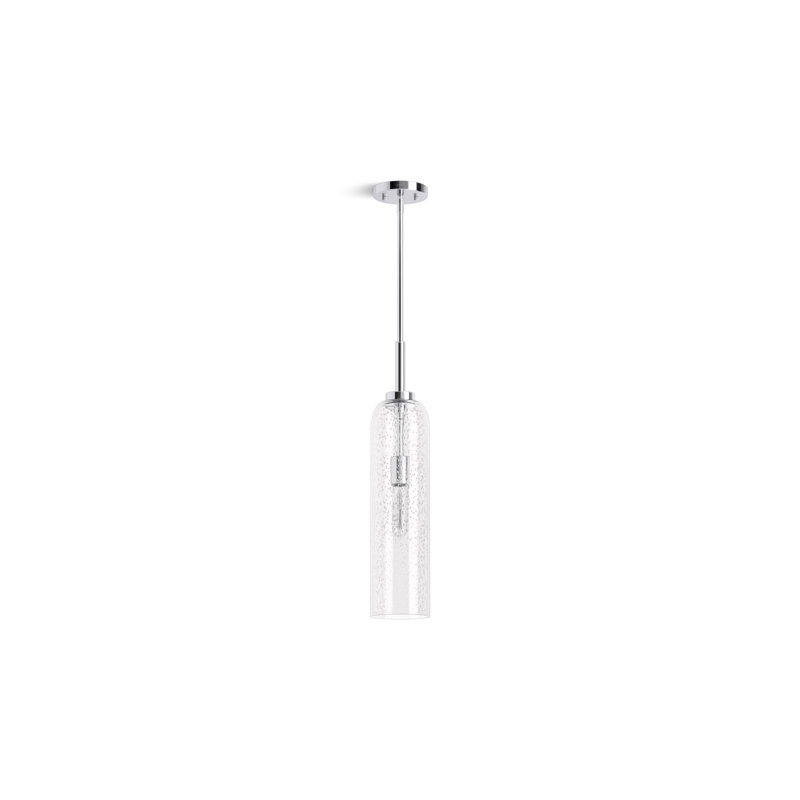 Simplice 5 In. Bottle Pendant, Polished Chrome
