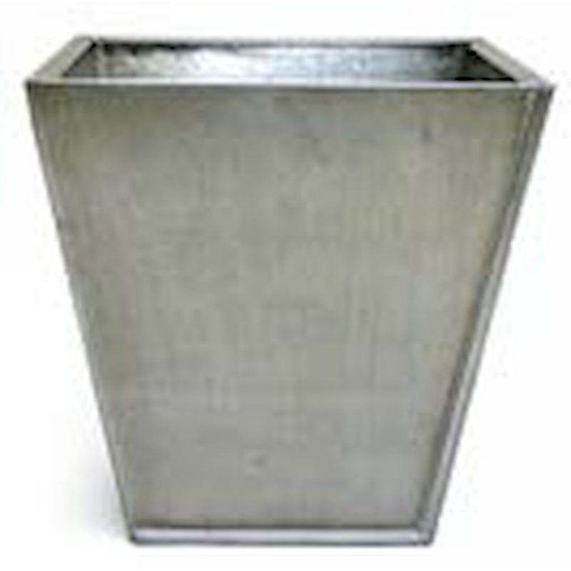 Goshorn Metal Planter, 7.5" H x 7.5" W x 7.5" D, Java Brown