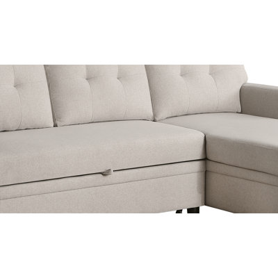 Canapé modulaire rembourré avec méridienne