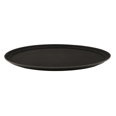Plateau de service antidérapant (ovale)