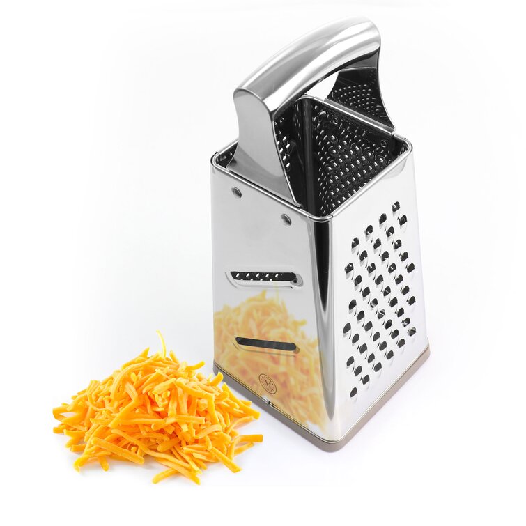 Grater 4 Side Food Vegetable Grater Stainless Steel Kitchen Cheese Gra