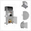 Chariot de cuisine Columba, armoire à une porte, quatre roulettes-1394019120