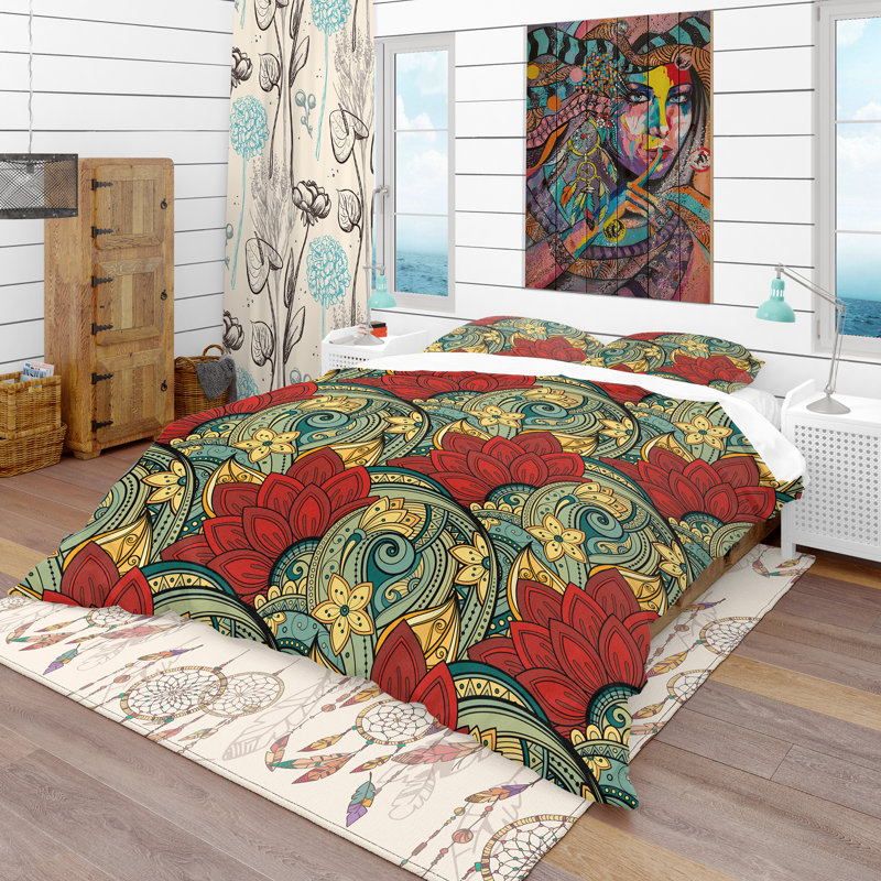 Housse en microfibre électrique Duvey, Housse simple + 1 taie décorative