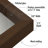 Sturdevant Shadow Box Frame Composite Wood with Glass for Hanging and Tabletop-70902502-90975827