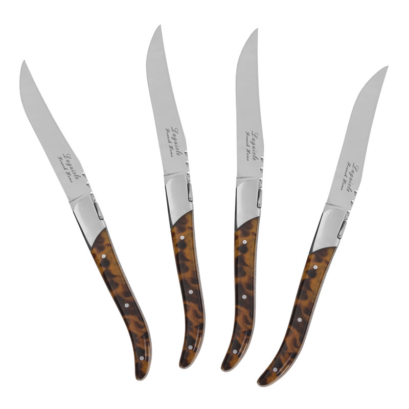 Ensemble de couteaux à steak Laguiole Connoisseur 4 pièces French Home