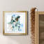 Chouette sur fond bleu - peinture encadrée-1806752017-1806752018