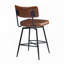Tabourets de comptoir pivotants en similicuir