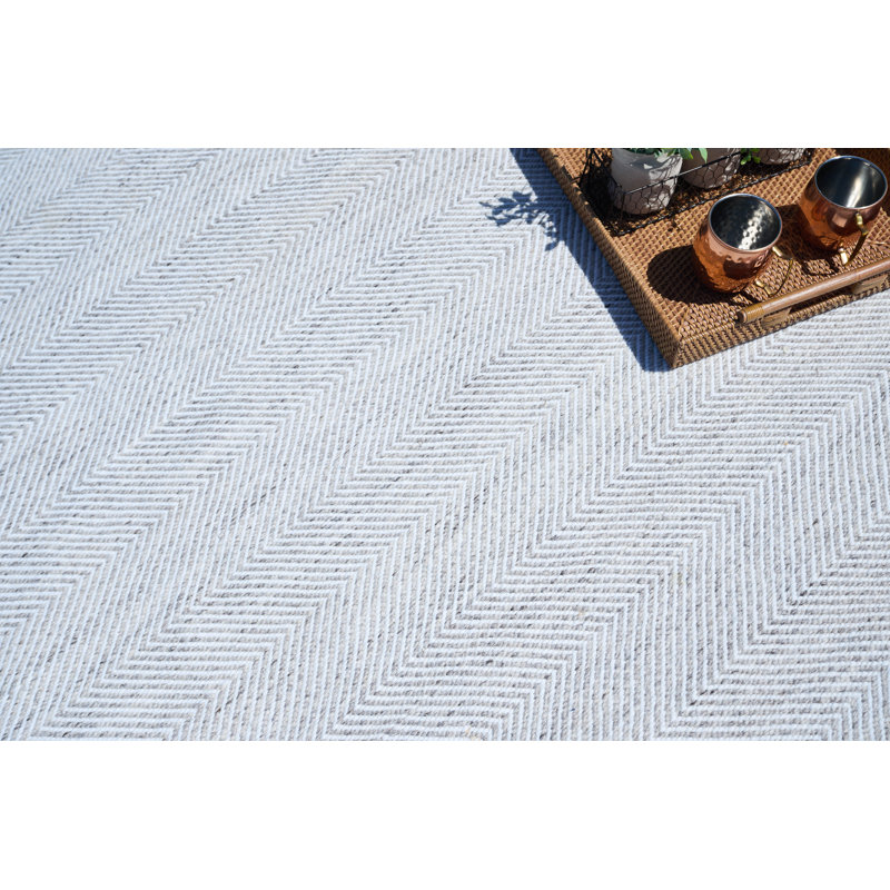 Bintan Chevron Area Rug, Rectangle 10' x 14'
