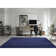 Navy Nasturtium Cut-loop Trellis Area Rug by