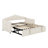 Upholstered Daybed With Adjustable Height Pop Up Trundle Bed And USB & Type-C Charging Port, Day Bed Frame With 2 Side Pockets-114256685