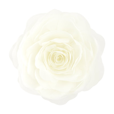 Taie d'oreiller décorative faite à la main JWH 3D Rose Flower
