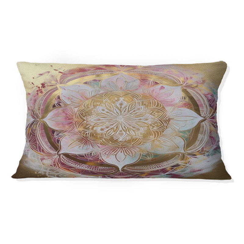 Coussin Rose Mandala II - Boho Mandala