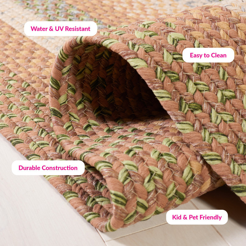Tapis performance géométrique tissé à la main et lavable à la machine Georgina, Tapis de couloir 2 pi 3 po x 6 pi