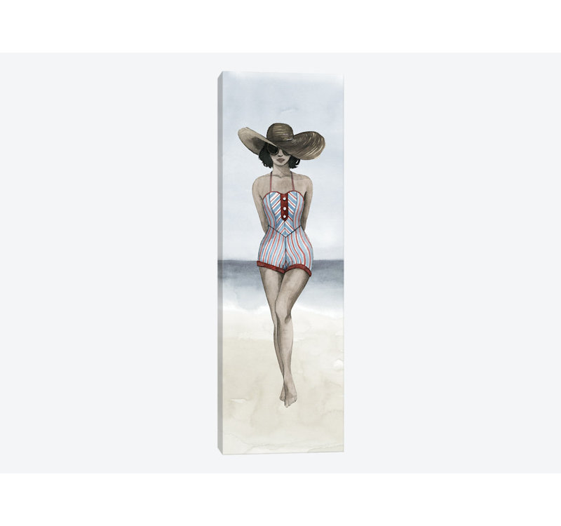«Beach Beauty III», reproduction sur toile, H 48 po x l 16 po x P 1,5 po, Toile tendue