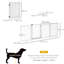 Wood Free Standing Pet Gate-67182149