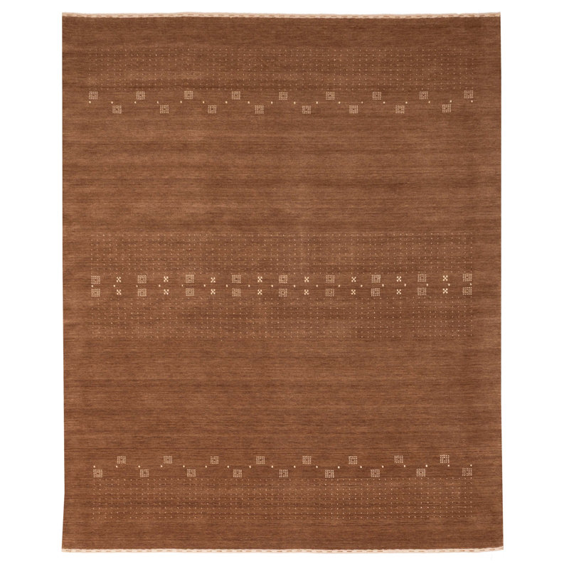 Indo Gabbeh Brown Rug 8'3" x 9'10"