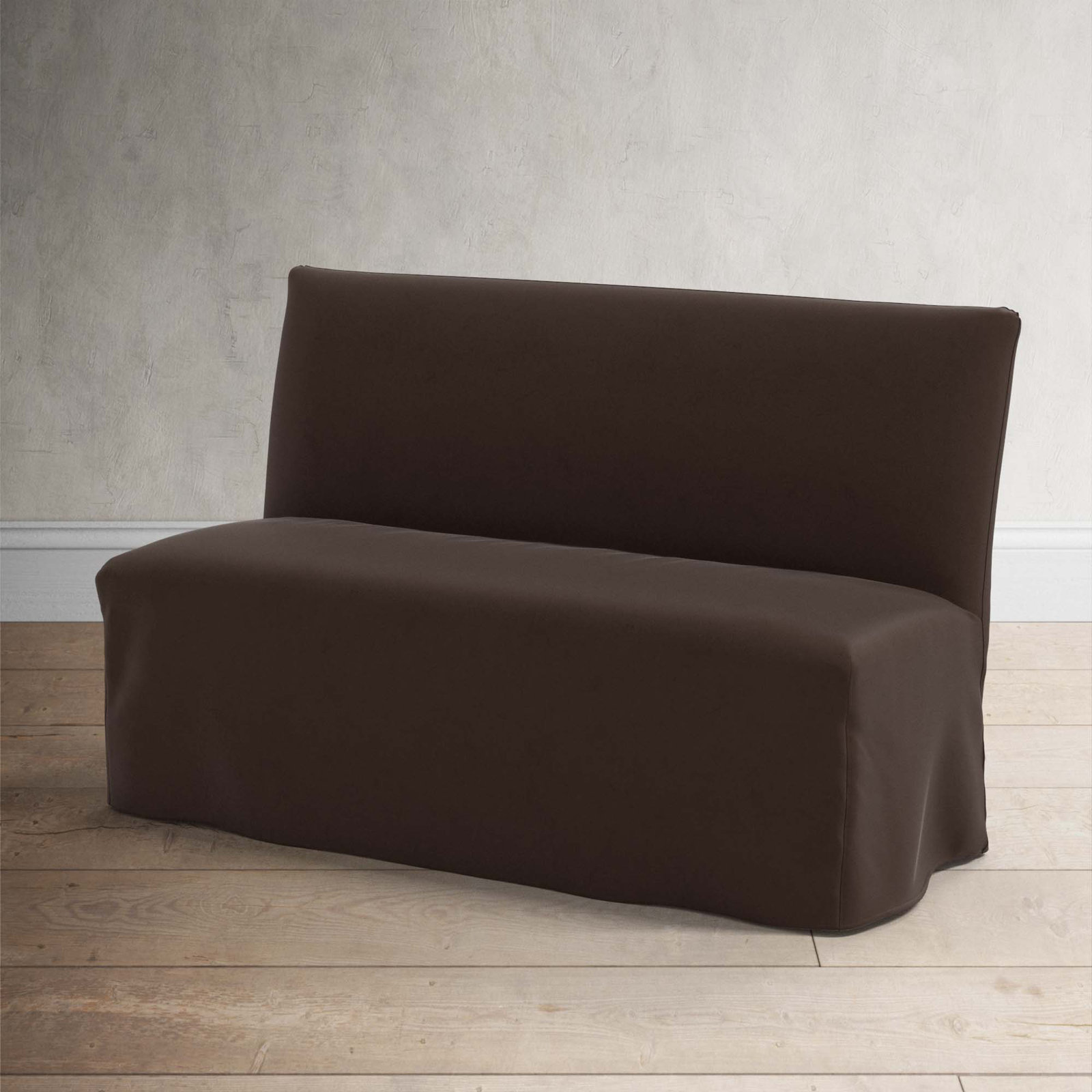 Silvia 57" Dining Bench, Classic Chocolate Velvet