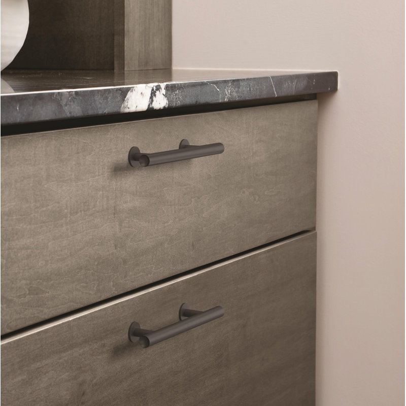 Radius Bar Pull, Matte Black, 3.75"