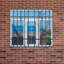 2 Pcs 24*36In Rectangular Black Sturdy Iron Window Guard Window Security Bars