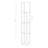 Maxwell 63 in. Modern 3-Shelf LED Floor Lamp with Fabric Square Shade-62954037